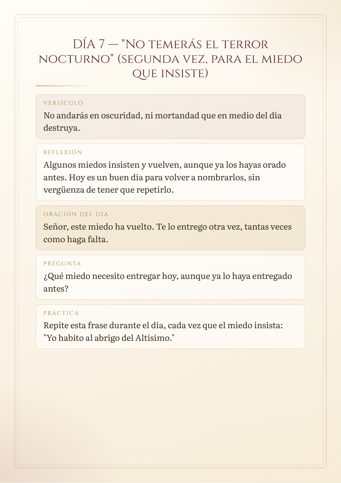 Página: Día 7 del reto de 21 días